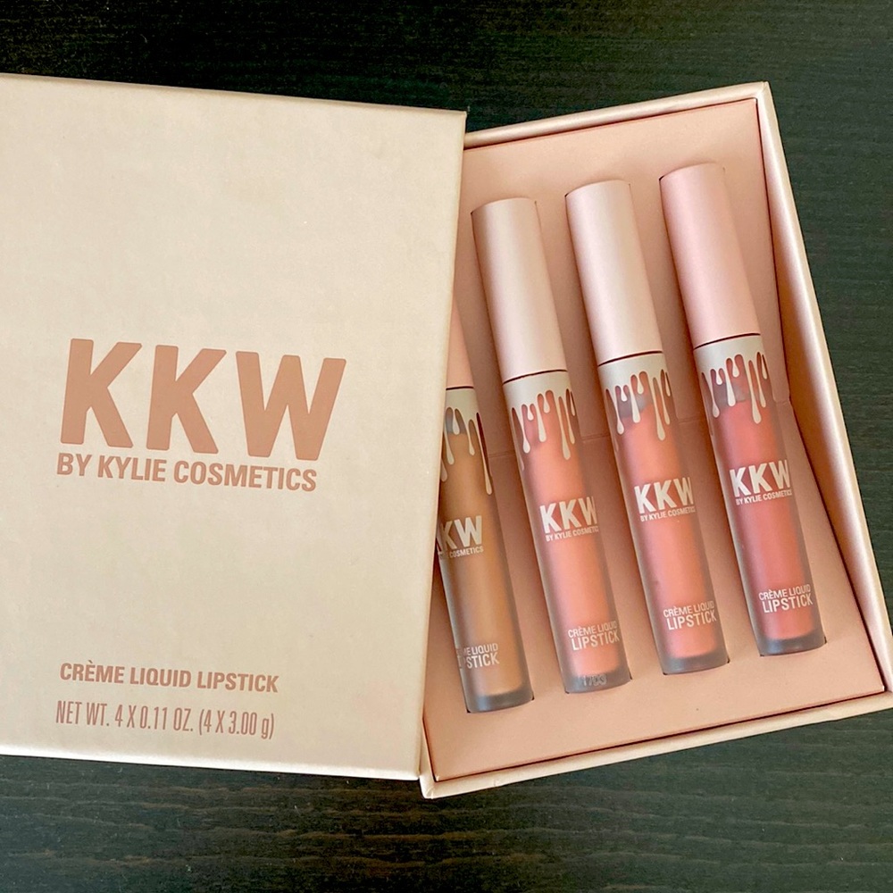 KKW by Kylie Cosmetics Crème Liquid Lipstick Set